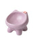 Ceramic Elevated Cat-Shaped Feeding Bowl for Pets